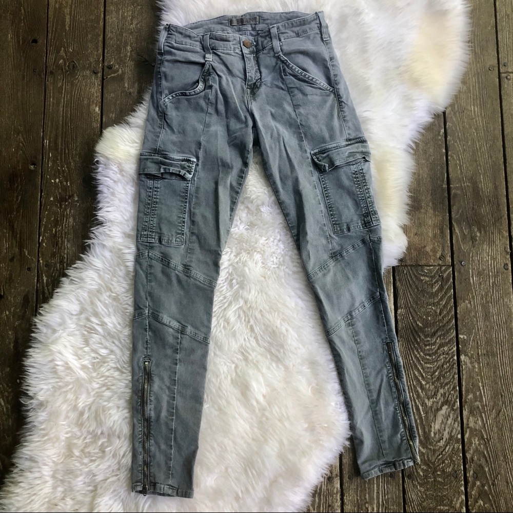 J Brand Houlihan Cargo Vintage Olive Jeans